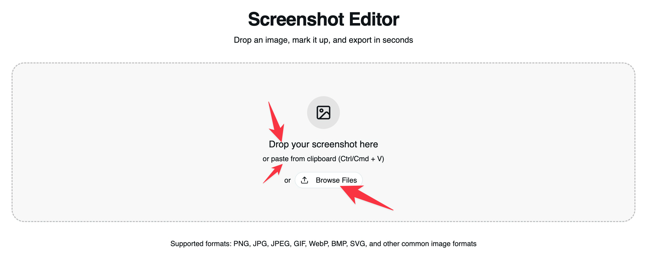 1. Upload Screenshot